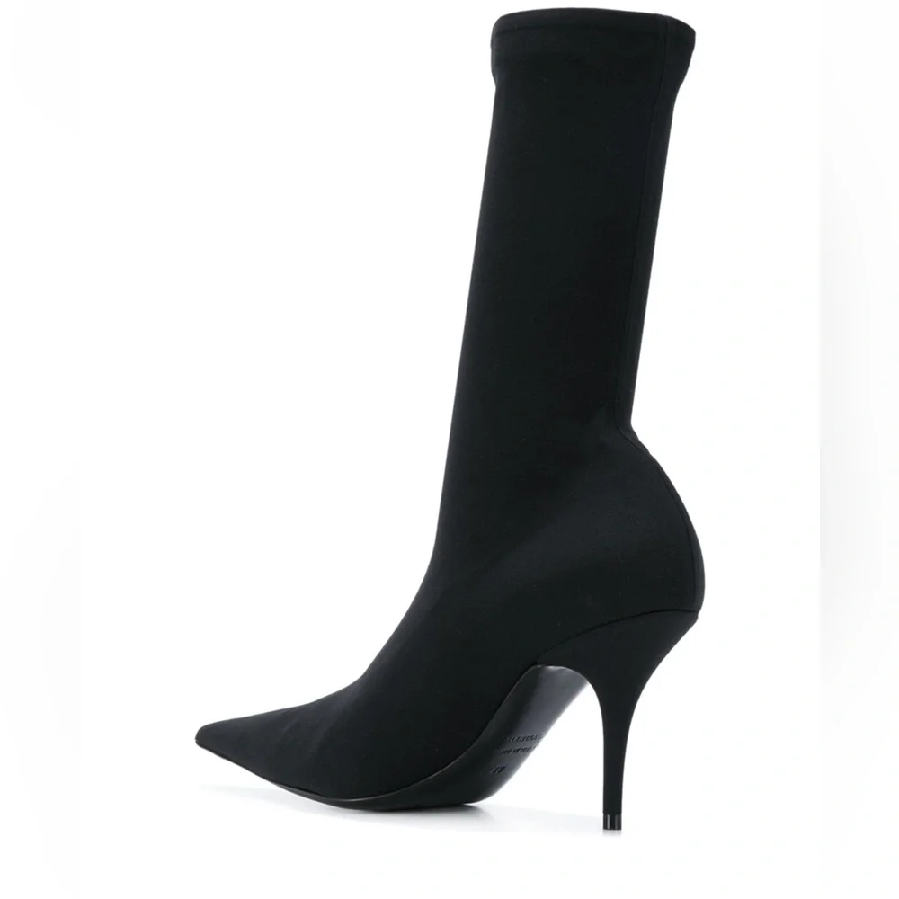 Balenciaga knife crepe pointy boots - Picture 2 of 10